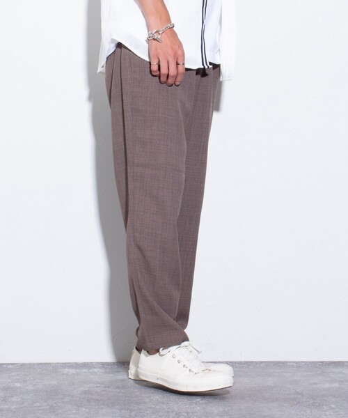 GLOSTER（グロスター）の「【GLOSTER/グロスター】Reflax ECO バスケット イージーパンツ（その他パンツ・メンズ・ブラウン/ネイビー/グレー・S/M/L）」の9枚目の写真