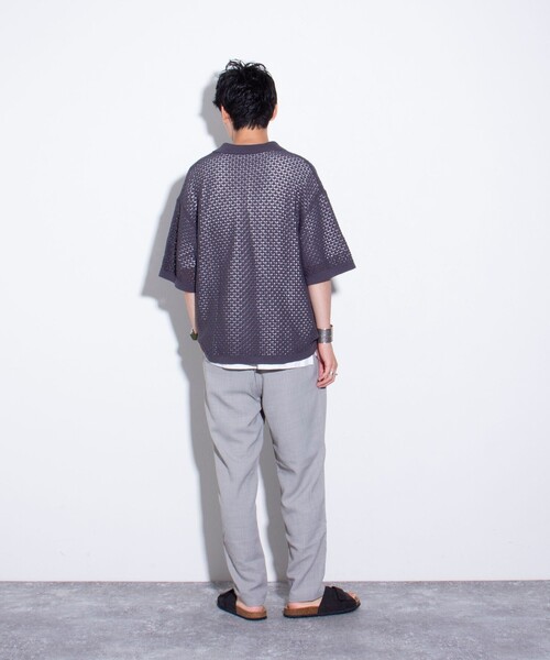 GLOSTER（グロスター）の「【GLOSTER/グロスター】Reflax ECO バスケット イージーパンツ（その他パンツ・メンズ・ブラウン/ネイビー/グレー・S/M/L）」の12枚目の写真