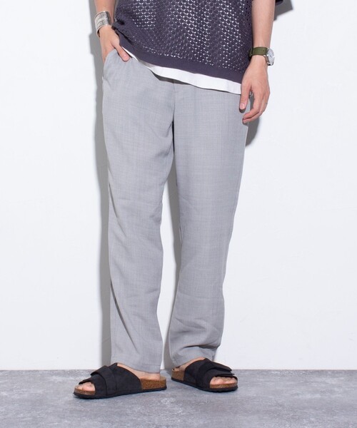 GLOSTER（グロスター）の「【GLOSTER/グロスター】Reflax ECO バスケット イージーパンツ（その他パンツ・メンズ・ブラウン/ネイビー/グレー・S/M/L）」の14枚目の写真