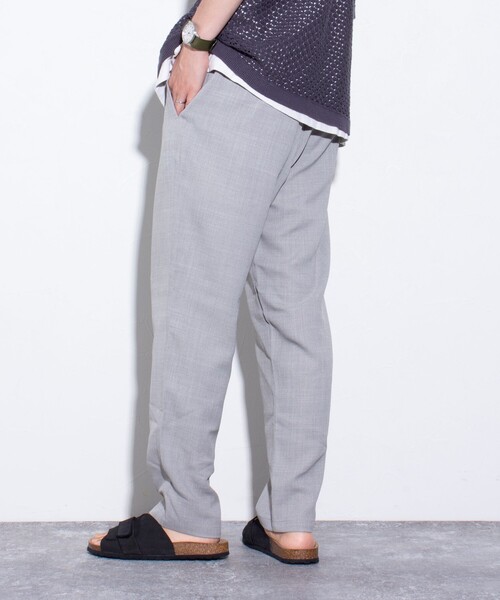 GLOSTER（グロスター）の「【GLOSTER/グロスター】Reflax ECO バスケット イージーパンツ（その他パンツ・メンズ・ブラウン/ネイビー/グレー・S/M/L）」の16枚目の写真