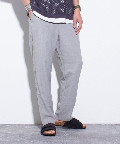 GLOSTER（グロスター）の「【GLOSTER/グロスター】Reflax ECO バスケット イージーパンツ（その他パンツ・メンズ・ブラウン/ネイビー/グレー・S/M/L）」の19枚目の写真