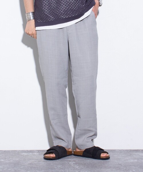 GLOSTER（グロスター）の「【GLOSTER/グロスター】Reflax ECO バスケット イージーパンツ（その他パンツ・メンズ・ブラウン/ネイビー/グレー・S/M/L）」の20枚目の写真