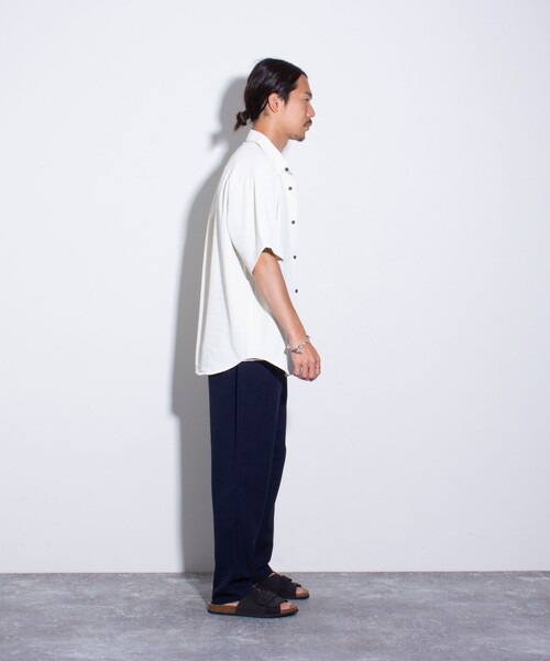 GLOSTER（グロスター）の「【GLOSTER/グロスター】Reflax ECO バスケット イージーパンツ（その他パンツ・メンズ・ブラウン/ネイビー/グレー・S/M/L）」の21枚目の写真