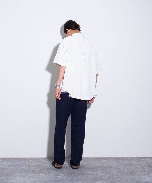 GLOSTER（グロスター）の「【GLOSTER/グロスター】Reflax ECO バスケット イージーパンツ（その他パンツ・メンズ・ブラウン/ネイビー/グレー・S/M/L）」の22枚目の写真