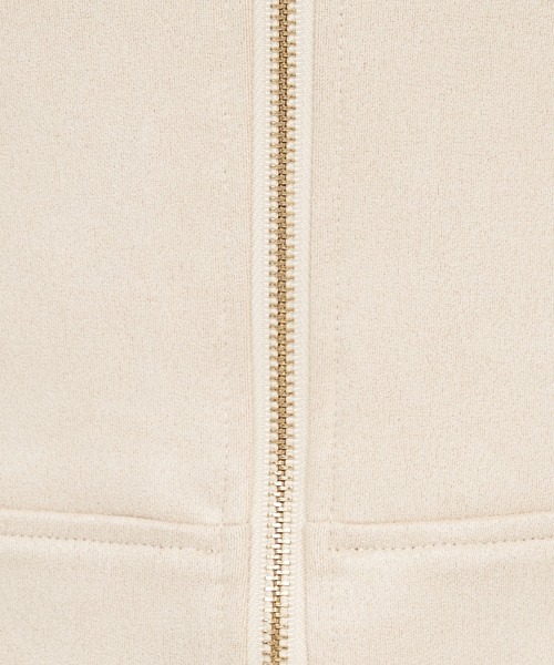 ROYAL PARTY(ロイヤルパーティー)の「ノーカラージャケット(ノーカラージャケット・レディース・ライトグレー/ブラック/ベージュ・FREE)」の8枚目の写真