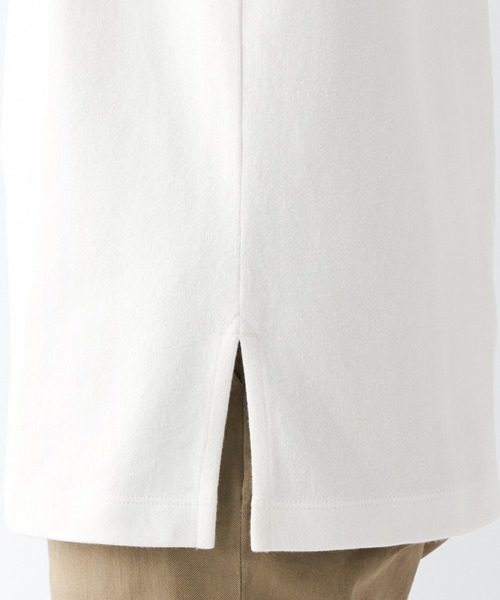 無印良品（ムジルシリョウヒン）の「太番手ボートネック長袖Ｔシャツ（Tシャツ/カットソー・レディース・ライトグリーン系/ダークブラウン系2/レッド系3/グレー系その他/ネイビー系7/チャコールグレー/ホワイト・XL/S/XXL/XS/L/M）」の12枚目の写真