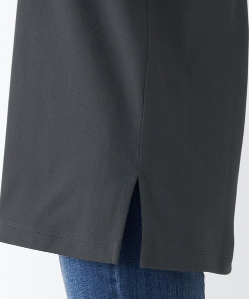 無印良品（ムジルシリョウヒン）の「太番手ボートネック長袖Ｔシャツ（Tシャツ/カットソー・レディース・ライトグリーン系/ダークブラウン系2/レッド系3/グレー系その他/ネイビー系7/チャコールグレー/ホワイト・XL/S/XXL/XS/L/M）」の21枚目の写真