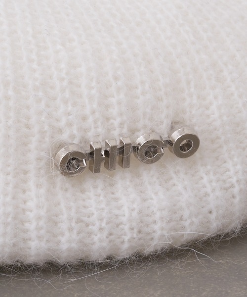 Chico(チコ)の「ピンバッチ付ファーベレー帽(ハンチング/ベレー帽・レディース・ブラック/アイボリー/グレー・FREE)」の7枚目の写真