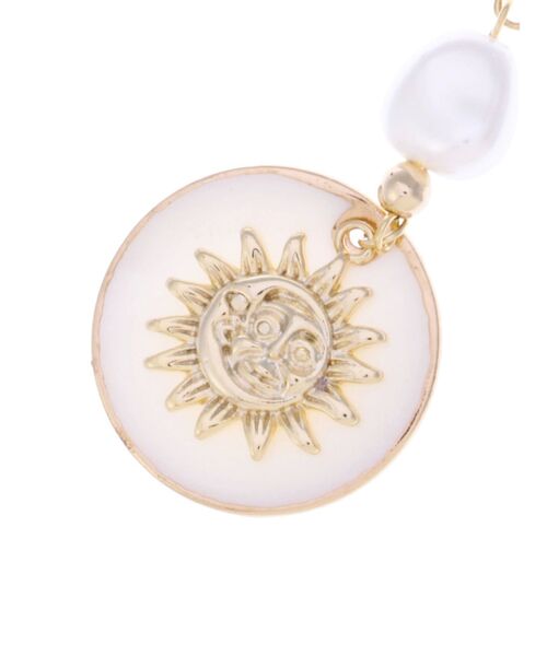 EVRIS（エヴリス）の「SUNNY MOTIF STONE ピアス（ピアス（両耳用）・レディース・シルバー/ゴールド・FREE）」の7枚目の写真