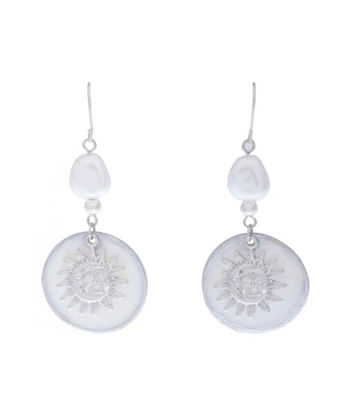 EVRIS（エヴリス）の「SUNNY MOTIF STONE ピアス（ピアス（両耳用）・レディース・シルバー/ゴールド・FREE）」の10枚目の写真