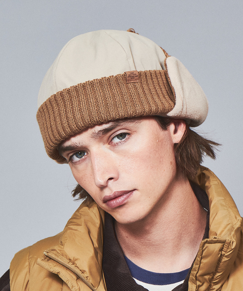 Ruben（ルーベン）の「【RUBEN/ルーベン】EARCOVER NYLON ROLL /イヤーカバーナイロンロールニットキャップ/ RUS-7148（キャップ・メンズ・ベージュ/ブラック/グレー・フリー）」の3枚目の写真