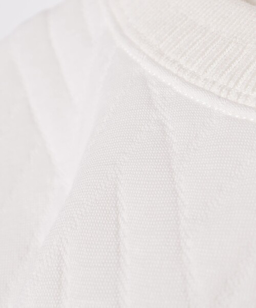 BEAMS HEART(ビームスハート)の「ジオメトリック キルト クルーネック スウェット(スウェット・メンズ・ベージュ/ホワイト/ブラック・LARGE/MEDIUM/SMALL)」の12枚目の写真