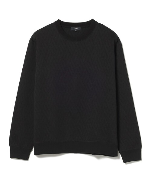 BEAMS HEART(ビームスハート)の「ジオメトリック キルト クルーネック スウェット(スウェット・メンズ・ベージュ/ホワイト/ブラック・LARGE/MEDIUM/SMALL)」の13枚目の写真