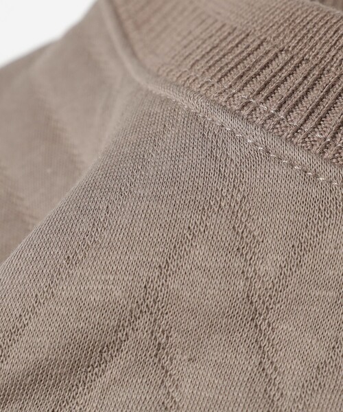 BEAMS HEART(ビームスハート)の「ジオメトリック キルト クルーネック スウェット(スウェット・メンズ・ベージュ/ホワイト/ブラック・LARGE/MEDIUM/SMALL)」の15枚目の写真