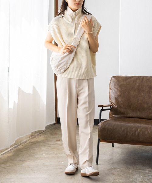 hunch（ハンチ）の「ハーフジップニットベスト（ベスト）」 - WEAR
