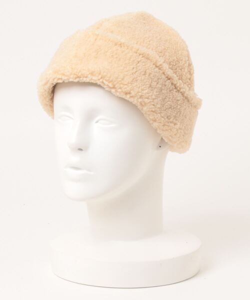 salle de bal(サルデバル)の「polka polka / ポルカポルカ ボアワッチ ボア 帽子 モコモコ boa WATCH SDI(ニットキャップ/ビーニー・レディース・ブラウン/ベージュ/ブラック・FREE)」の20枚目の写真
