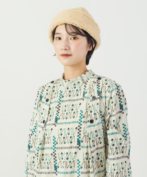 salle de bal(サルデバル)の「polka polka / ポルカポルカ ボアワッチ ボア 帽子 モコモコ boa WATCH SDI(ニットキャップ/ビーニー・レディース・ブラウン/ベージュ/ブラック・FREE)」の12枚目の写真