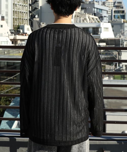 8(eight)(エイト)の「メッシュロンT(Tシャツ/カットソー・メンズ・ブラック/ブラウン/ベージュ・MEDIUM/LARGE)」の22枚目の写真