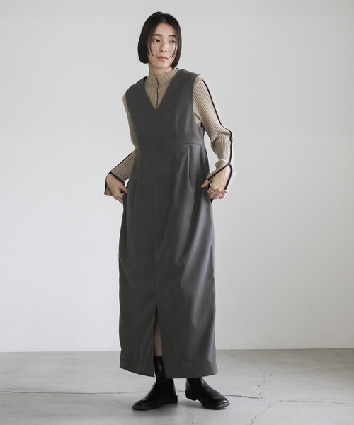 ピーチスキン2WAYコクーンワンピース（ワンピース）｜select MOCA