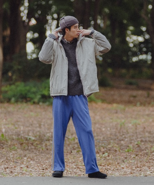 WHIMSIC（ウィムジック）の「【UNISEX/新色追加】サイドライントラックパンツ（その他パンツ・メンズ・ベージュ/ネイビー/ブラウン/ブラック/ブルー/レッド・FREE）」の15枚目の写真