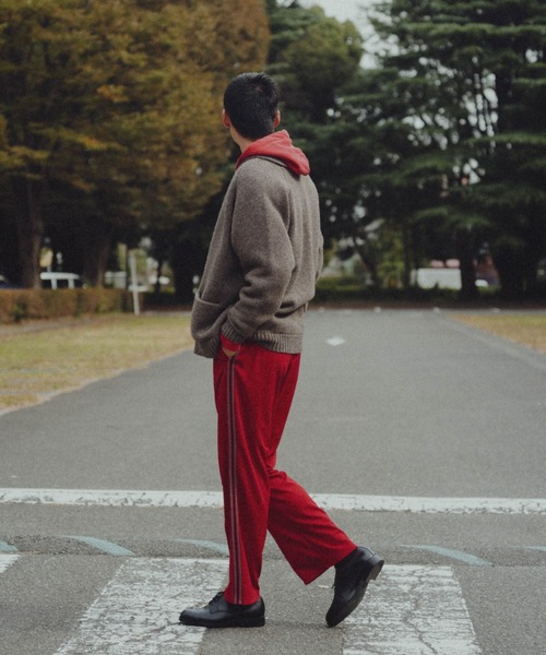 WHIMSIC（ウィムジック）の「【UNISEX/新色追加】サイドライントラックパンツ（その他パンツ・メンズ・ベージュ/ネイビー/ブラウン/ブラック/ブルー/レッド・FREE）」の8枚目の写真