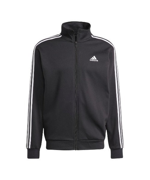 adidas（アディダス）の「アディダス adidas ベーシック スリーストライプス フリース トラックスーツ（ジャージ・メンズ・ブラック・3L/LL/M/S/L）」の8枚目の写真