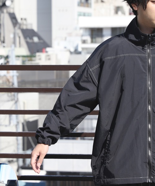 8(eight)(エイト)の「ナイロンスタンドブルゾン(ブルゾン・メンズ・ブラウン/ライトグレー/ブラック/ベージュ・MEDIUM/LARGE)」の18枚目の写真