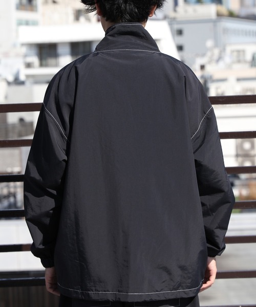 8(eight)(エイト)の「ナイロンスタンドブルゾン(ブルゾン・メンズ・ブラウン/ライトグレー/ブラック/ベージュ・MEDIUM/LARGE)」の11枚目の写真