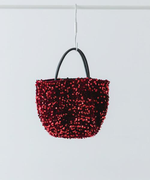 RODE SKO（ロデスコ）の「チェーン付きスパンコールバッグ（ショルダーバッグ・レディース・ブラック/ブラック系その他/ゴールド/シルバー/ピンク/レッド・ONE）」の4枚目の写真