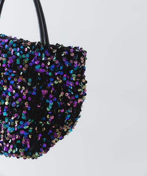 RODE SKO（ロデスコ）の「チェーン付きスパンコールバッグ（ショルダーバッグ・レディース・ブラック/ブラック系その他/ゴールド/シルバー/ピンク/レッド・ONE）」の14枚目の写真