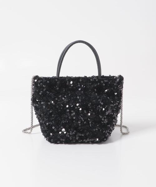 【新品タグ付き】ジバンシー　トートバッグ　ナイロン　スパンコール　肩掛け　大容量 新品タグ付き】ジバンシー トートバッグ ナイロン スパンコール 肩掛け