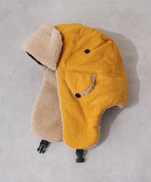 Ree&Mee（リーアンドミー）の「Ree&Mee コーデュロイ ボア 2WAY パイロット キャップ CAP 防寒 ハット 男女兼用（キャップ）」