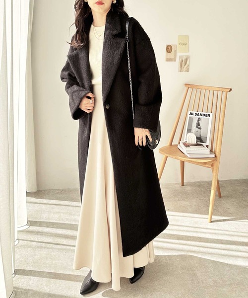 セール】シャギーロングチェスターコート（チェスターコート