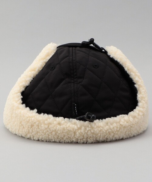 POLeR(ポーラー)の「POLeR × FREAK'S STORE/ポーラー × フリークスストア 別注 PUTTED FLAP CAP / パデット フラップキャップ(キャップ・メンズ・ベージュ/ブラック・ONE SIZE)」の6枚目の写真