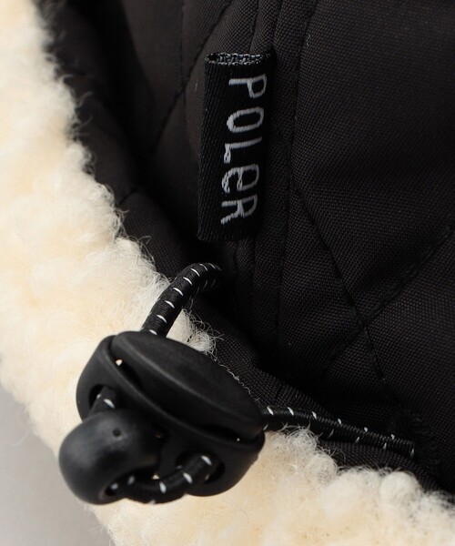 POLeR(ポーラー)の「POLeR × FREAK'S STORE/ポーラー × フリークスストア 別注 PUTTED FLAP CAP / パデット フラップキャップ(キャップ・メンズ・ベージュ/ブラック・ONE SIZE)」の8枚目の写真