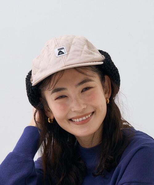 POLeR(ポーラー)の「POLeR × FREAK'S STORE/ポーラー × フリークスストア 別注 PUTTED FLAP CAP / パデット フラップキャップ(キャップ・メンズ・ベージュ/ブラック・ONE SIZE)」の14枚目の写真