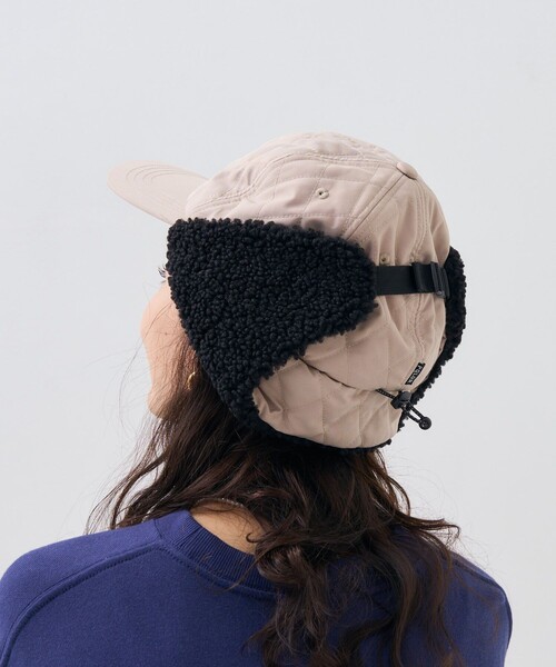 POLeR(ポーラー)の「POLeR × FREAK'S STORE/ポーラー × フリークスストア 別注 PUTTED FLAP CAP / パデット フラップキャップ(キャップ・メンズ・ベージュ/ブラック・ONE SIZE)」の15枚目の写真