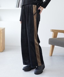 ECRIRE | ベロアサイドラインパンツ(その他パンツ)