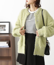 FREE'S MART | ミックス起毛裏付きニットジャケット(ニット/セーター)