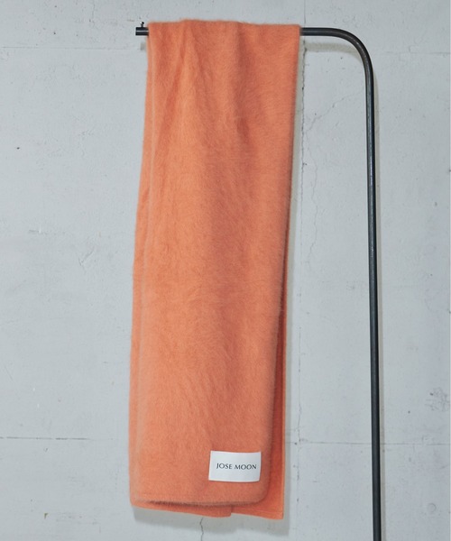 JOSE MOON(ジョゼムーン)の「FOX KNIT STOLE/フォックスニットストール(ストール/ショール・レディース・オレンジ/グレー/モカ/ホワイト/ターコイズブルー・FREE)」の5枚目の写真