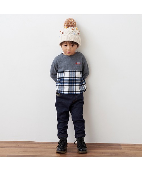 sense of wonder(センスオブワンダー)の「ツイル起毛パンツ(チノパンツ・キッズ・ネイビー/カーキ/キャメル・100cm/90cm/130cm/80cm/120cm/110cm)」の19枚目の写真
