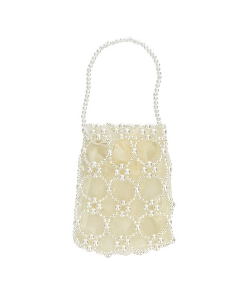 Re:EDIT（リエディ）の「[オケージョン セレモニー]ビーズミニハンドバッグ（ハンドバッグ・レディース・ブラック/ホワイト/シルバー・FREE）」の15枚目の写真