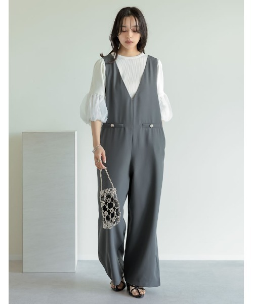 Re:EDIT（リエディ）の「[オケージョン セレモニー]ビーズミニハンドバッグ（ハンドバッグ・レディース・ブラック/ホワイト/シルバー・FREE）」の6枚目の写真