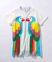 STELLA McCARTNEY | STELLA McCARTNEY (ステラマッカートニー) Kids & Junior アニマル半袖フリンジワンピース(ワンピース)