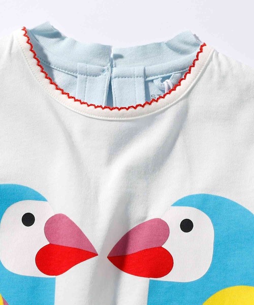 STELLA McCARTNEY（ステラマッカートニー）の「STELLA McCARTNEY (ステラマッカートニー) Kids & Junior アニマル半袖フリンジワンピース（ワンピース・キッズ・アイボリー・4Y/6Y/8Y/5Y/10Y）」の4枚目の写真