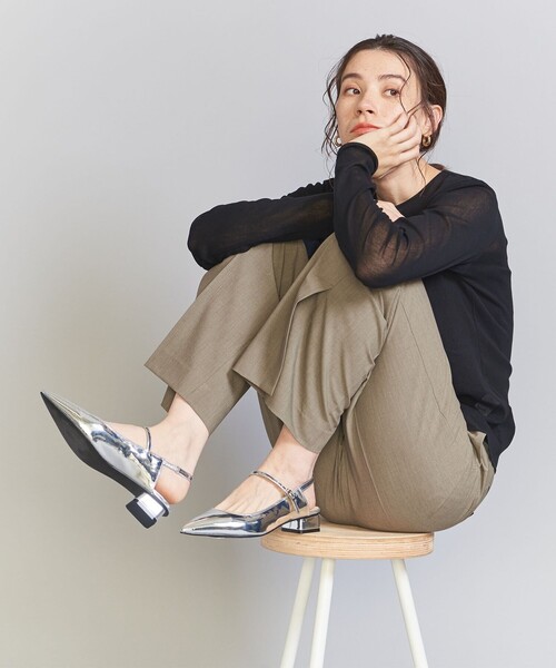 【セール】ガラス ポインテッド バックストラップ サンダル（サンダル）｜BEAUTY&YOUTH UNITED ARROWS（ビューティーアンドユースユナイテッドアローズ）