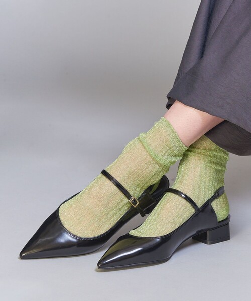 【セール】ガラス ポインテッド バックストラップ サンダル（サンダル）｜BEAUTY&YOUTH UNITED ARROWS（ビューティーアンドユースユナイテッドアローズ）