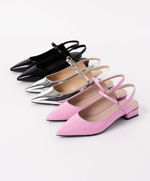 【セール】ガラス ポインテッド バックストラップ サンダル（サンダル）｜BEAUTY&YOUTH UNITED ARROWS（ビューティーアンドユースユナイテッドアローズ）