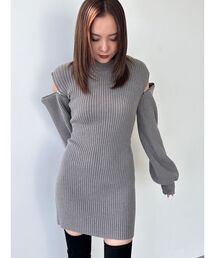 EMODA | オープンショルダーミニワンピース(ワンピース)