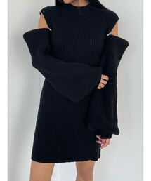 EMODA | オープンショルダーミニワンピース(ワンピース)